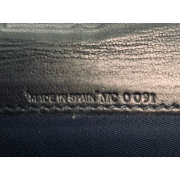 Christian Dior Canvas Leather Navy Blue Trotter Long Wallet W/ Authenticity Card - Picture 8 of 8